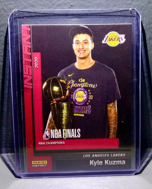Kyle Kuzma 2020 Panini LA Lakers NBA Champions #14 Basketball Card