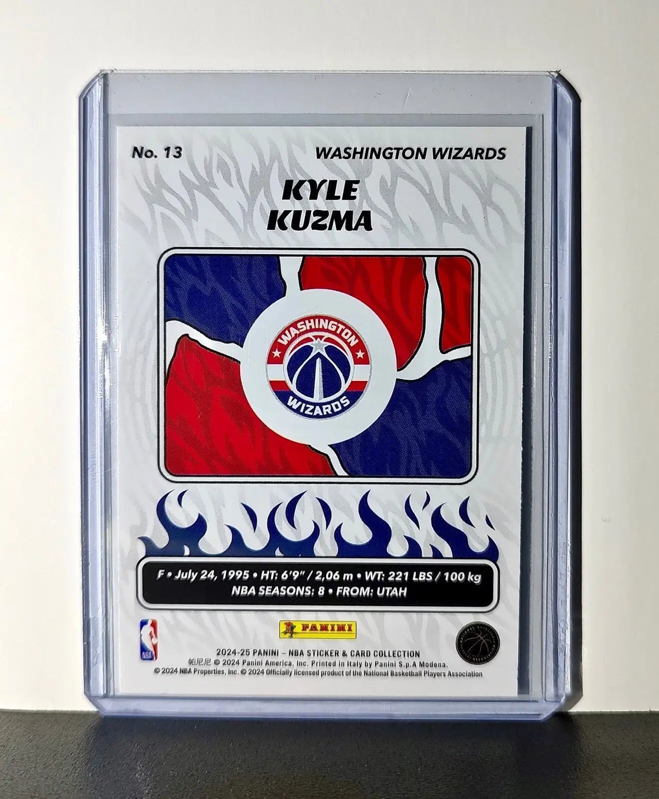 Kyle Kuzma 2024-25 Panini NBA #13 Sticker Card Washington Wizards - Basketball Card Single