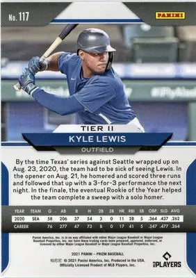 Kyle Lewis 2021 Panini Prizm #117 Seattle Mariners - Baseball Card Single