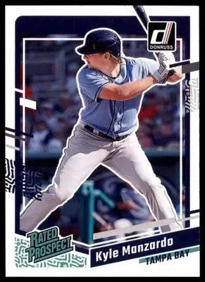 Kyle Manzardo 2023 Donruss #90 Tampa Bay Rays - Baseball Card Single