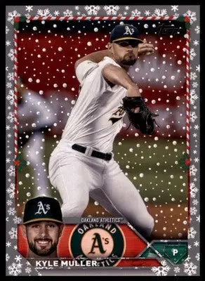 Kyle Muller 2023 Topps Holiday Metallic #H189 Oakland Athletics - Baseball Card Single