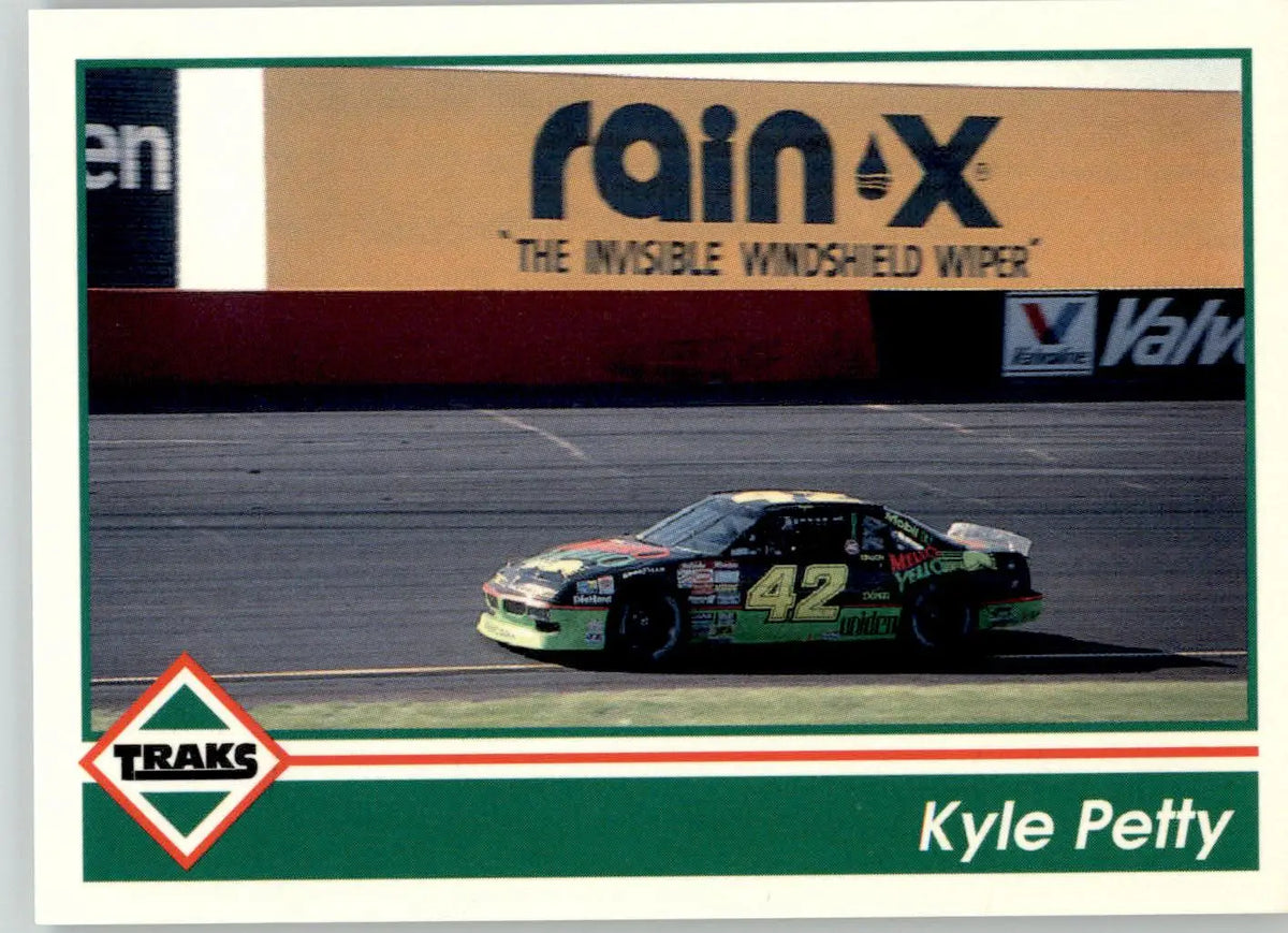 Kyle Petty - 1992 Traks - #142 - Racing - Racing Card Single