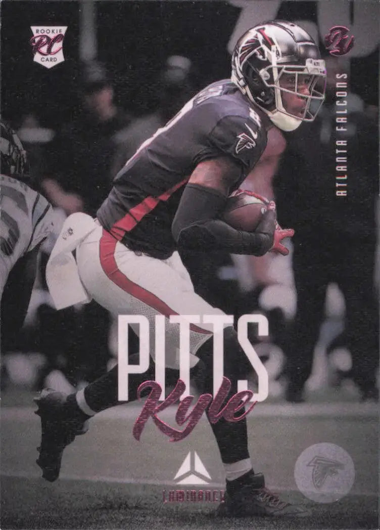 Kyle Pitts 2021 Panini Chronicles Luminance Update Rookies Pink #210 Falcons NFL - Football Card Single