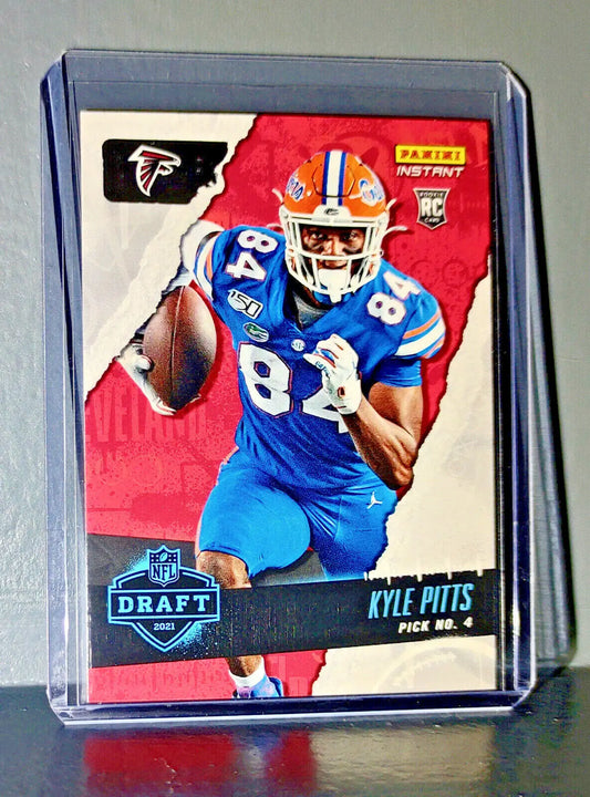 Kyle Pitts 2021 Panini NFL Instant Draft Night #4 Rookie Card 1 of 1615 - Football Card Single