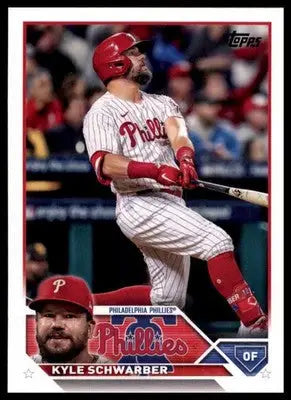 Kyle Schwarber 2023 Topps #466 Philadelphia Phillies - Baseball Card Single