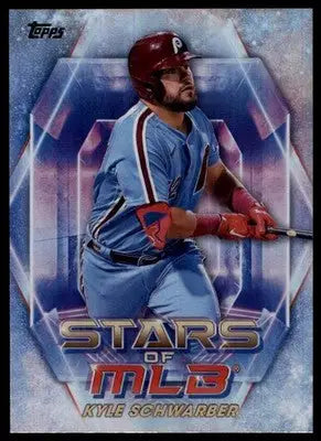 Kyle Schwarber 2023 Topps Stars of MLB #SMLB-53 Philadelphia Phillies - Baseball Card Single