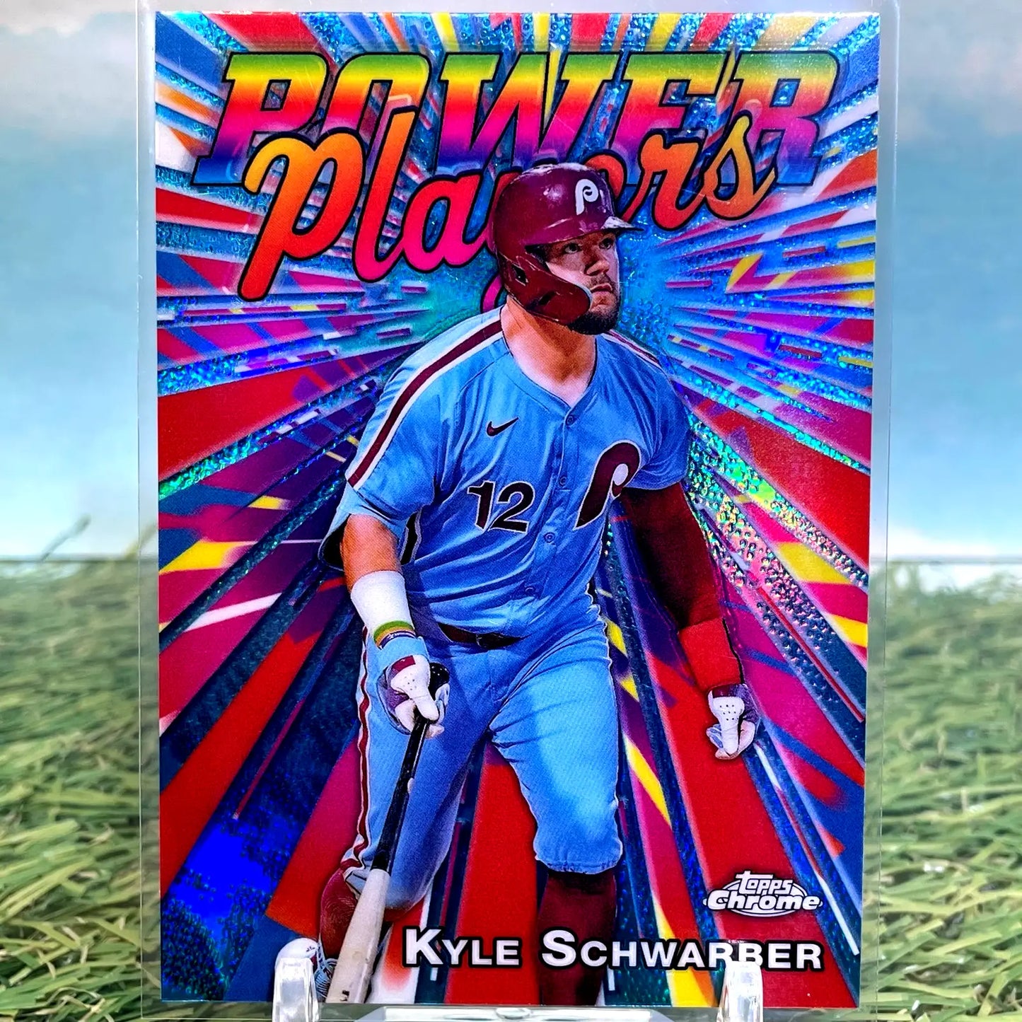 KYLE SCHWARBER 2025 Topps Chrome #PP-15 Power Players Philadelphia Phillies - Baseball Card Single