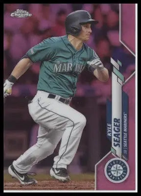 Kyle Seager 2020 Topps Chrome Pink Refractor #52 Seattle Mariners - Baseball Card Single