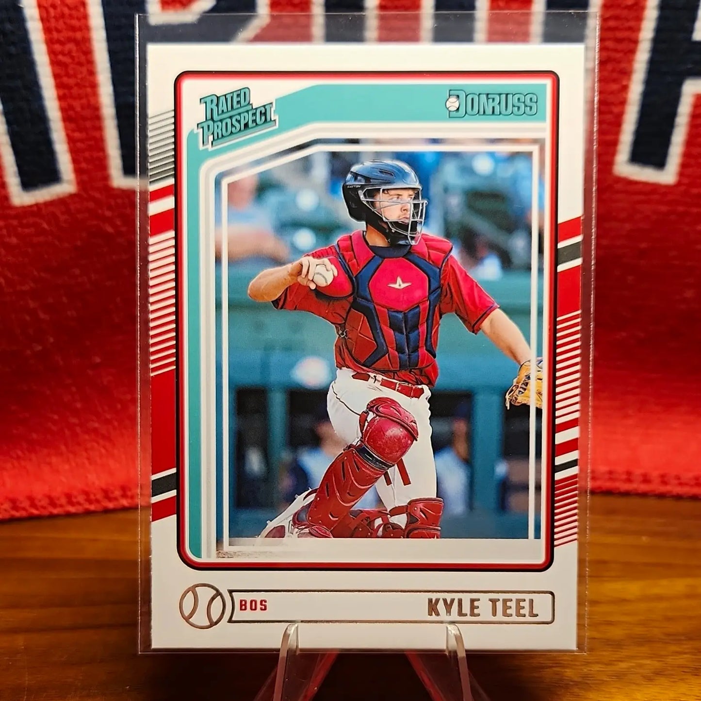 Kyle Teel 2024 Panini Donruss Rated Prospects RC #167 Boston Red Sox - Baseball Card Single