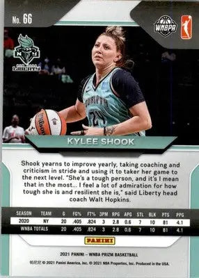 Kylee Shook - 2021 Panini Prizm WNBA - #66 - RC Basketball - Basketball Card Single