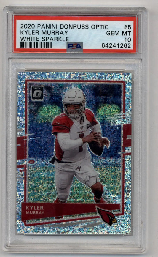 Kyler Murray 2020 Optic White Sparkle #5 PSA 10 Gem Mint - Football Card Single