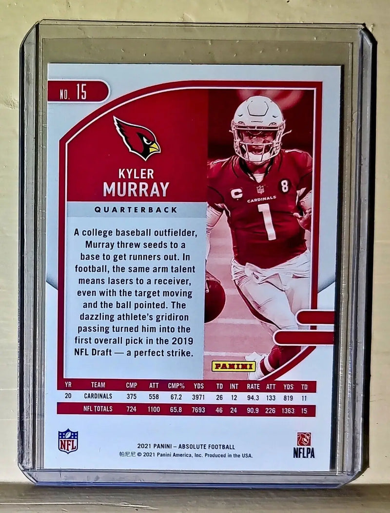 Kyler Murray 2021 Panini NFL Absolute Football #15 Card Cardinals - Football Card Single