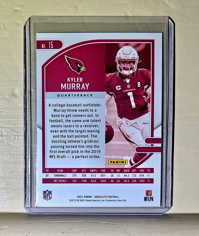 Kyler Murray 2021 Panini NFL Absolute Football #15 Green Parallel Card Cardinals - Football Card Single
