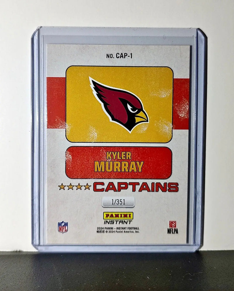 Kyler Murray 2024 Panini Captains NFL #1 Card Arizona Cardinals 1/351