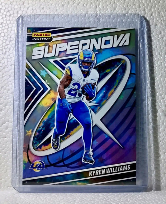Kyren Williams 2023 Panini NFL #11 Supernova Football Card LA Rams 1/481 - Football Card Single