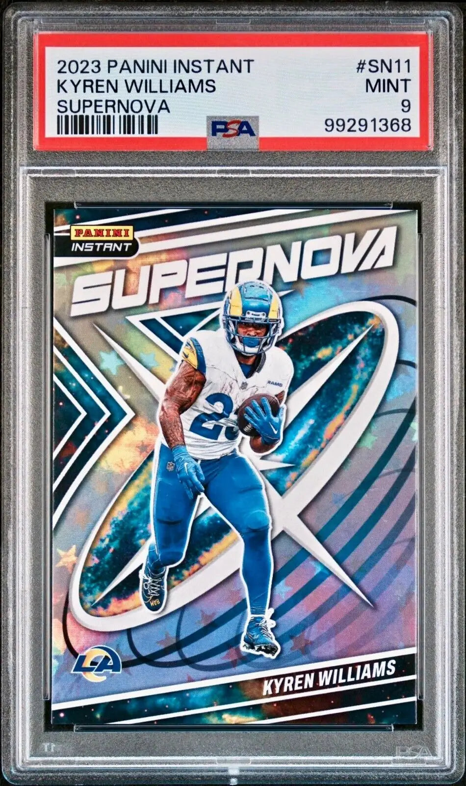 Kyren Williams 2023 Panini Supernova NFL #SN-11 Football Card PSA 9 Mint - Football Card Single