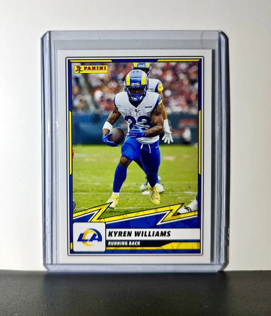 Kyren Williams 2025 Panini NFL #9 Sticker Card Los Angeles Rams