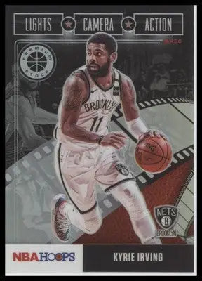 Kyrie Irving 2019-20 Hoops Premium Lights Camera Action Holo #23 Brooklyn Nets - Basketball Card Single