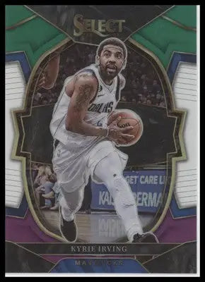 Kyrie Irving 2022-23 Panini Select Green White Purple #30 Dallas Mavericks - Basketball Card Single
