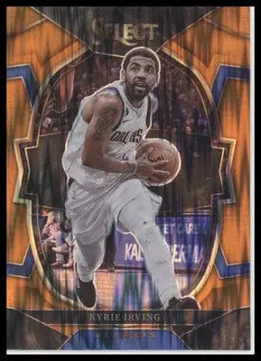 Kyrie Irving 2022-23 Panini Select Orange Flash Prizms #30 Dallas Mavericks - Basketball Card Single