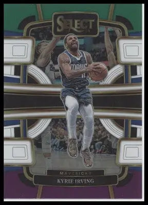 Kyrie Irving 2023-24 Panini Select Green White Purple #21 Dallas Mavericks - Basketball Card Single