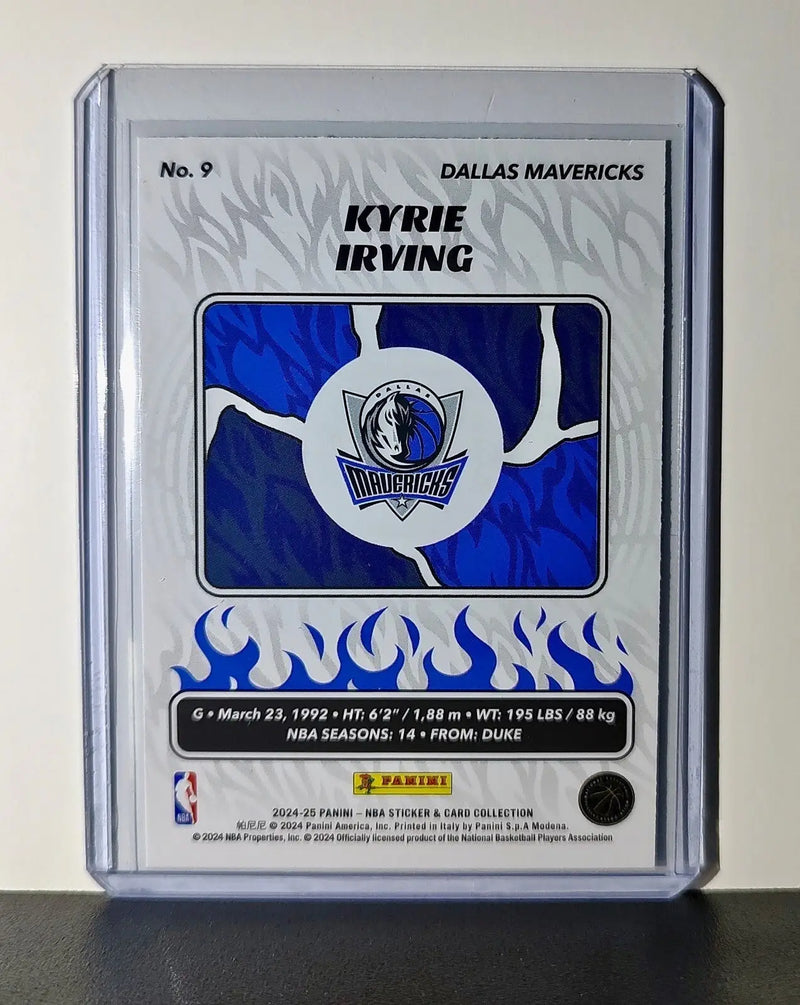 Kyrie Irving 2024-25 Panini NBA #9 Foil Sticker Card Dallas Mavericks