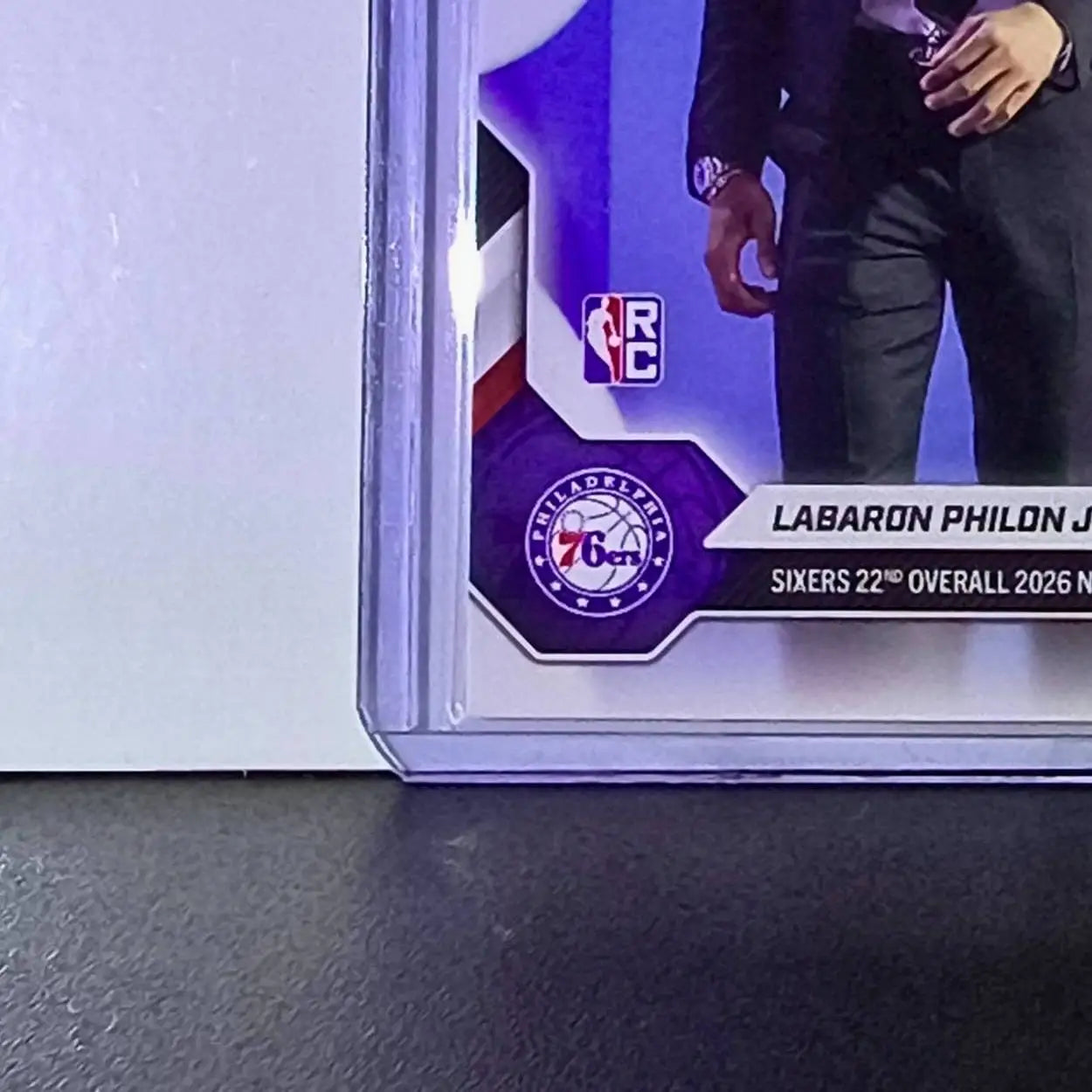 Labaron Philon Jr. Rookie 2026-27 Topps NBA Draft Night #LPHI Card 76ers - Basketball Card Single