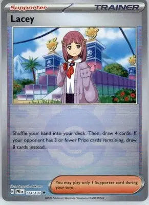 Lacey - Poke Ball Pattern - SV: Prismatic Evolutions - 114/131 - Holo NM - Pokémon Card Single