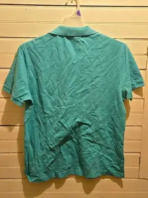 Lacoste Polo Shirt Mens XL Slim Fit Short Sleeve Turquoise Classic Crocodile - Apparel