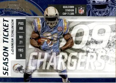LaDainian Tomlinson - 2009 Playoff Contenders - #80 - Football - Football Card Single