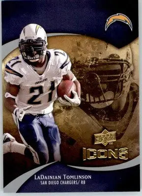 LaDainian Tomlinson - 2009 Upper Deck Icons - #69 - Football - Football Card Single