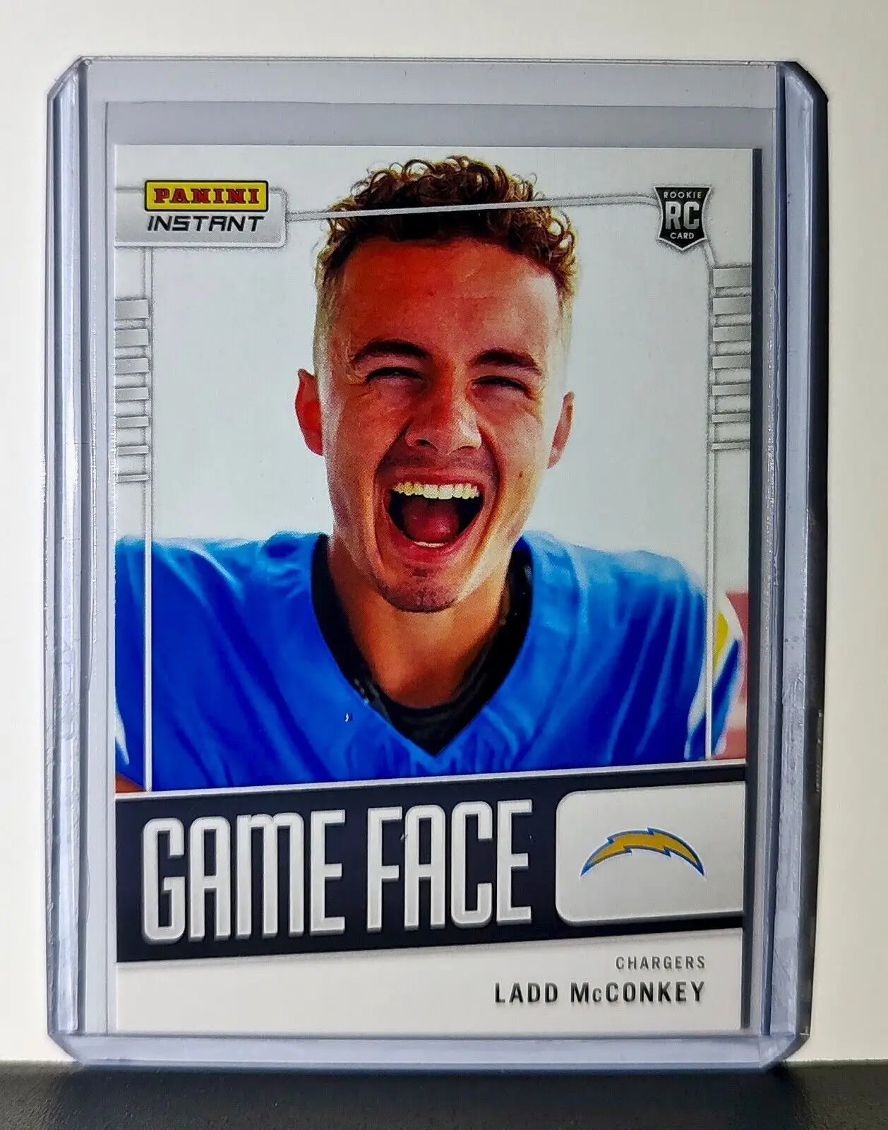 Ladd McConkey 2024 Panini Game Face #18 NFL Rookie Card LA Chargers 1/331 - Football Card Single