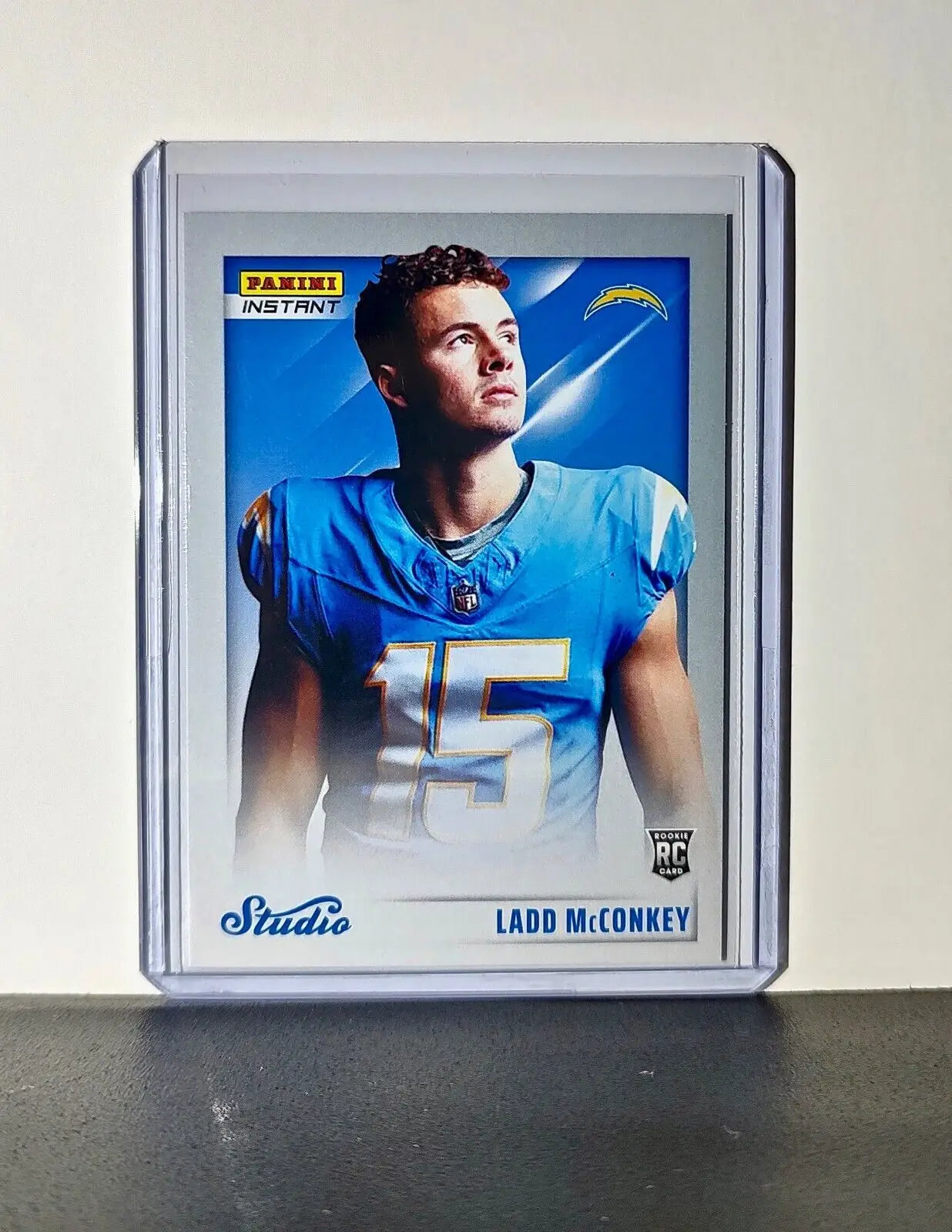 Ladd McConkey 2024 Panini NFL #18 Studio Rookies Card LA Chargers 1/1672 - Football Card Single