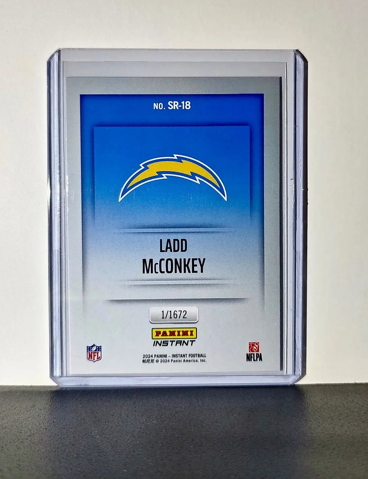 Ladd McConkey 2024 Panini NFL #18 Studio Rookies Card LA Chargers 1/1672 - Football Card Single