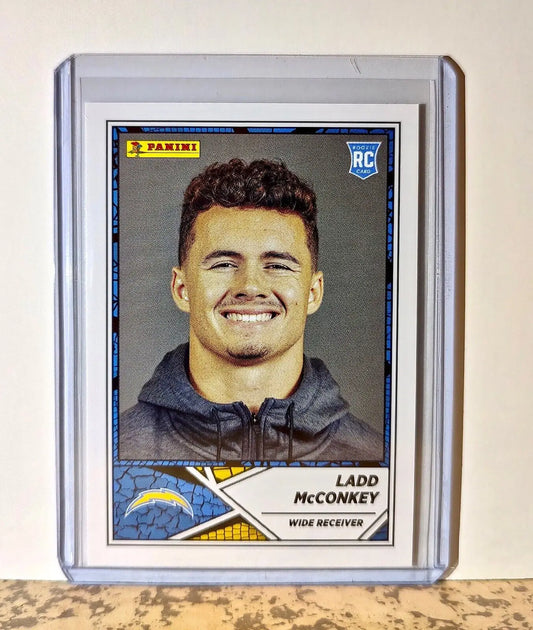 Ladd McConkey 2024 Panini NFL #86 Rookie Sticker Card Los Angeles Chargers - Football Card Single
