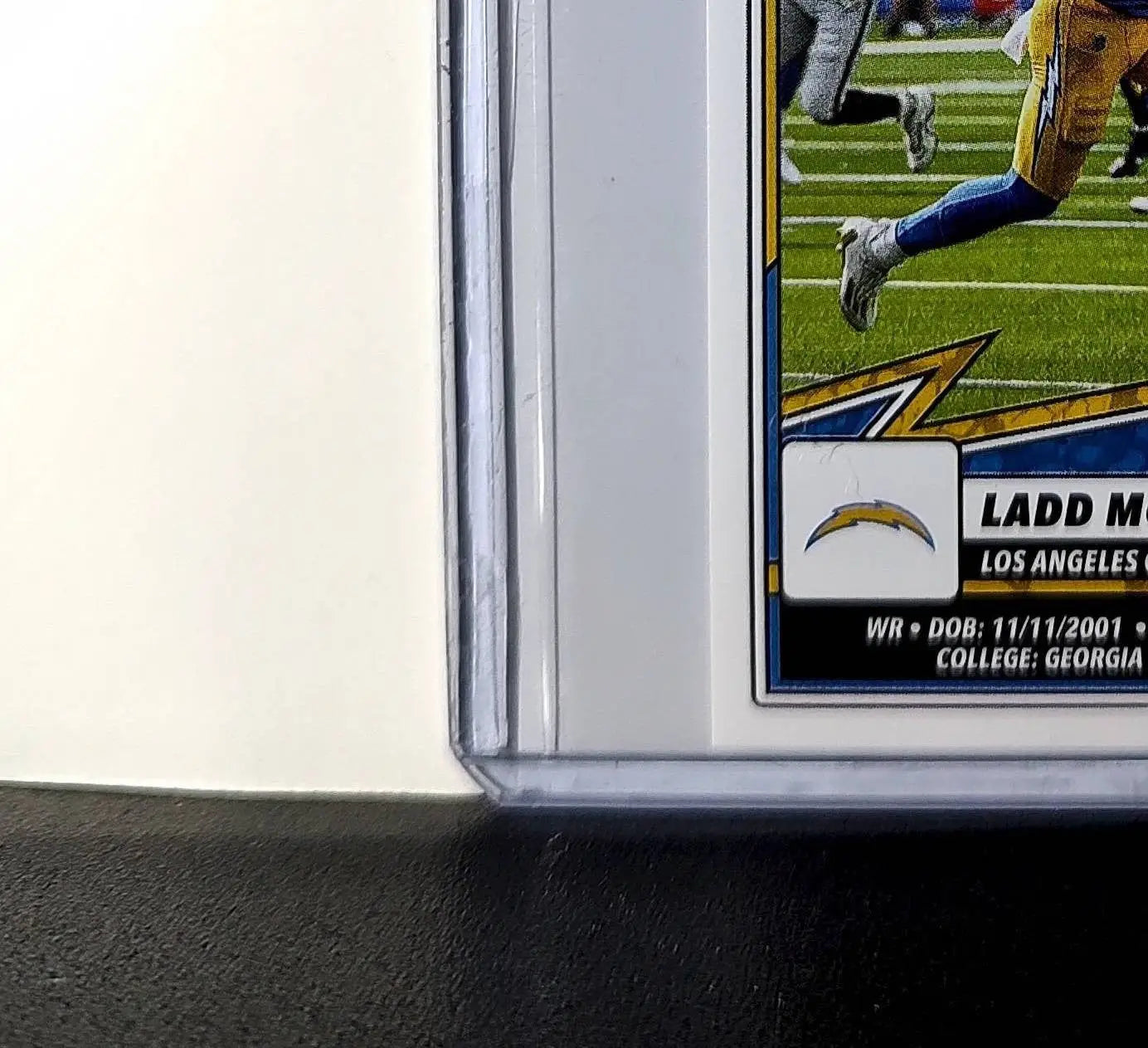 Ladd McConkey 2025 Panini NFL #282 Sticker Los Angeles Chargers