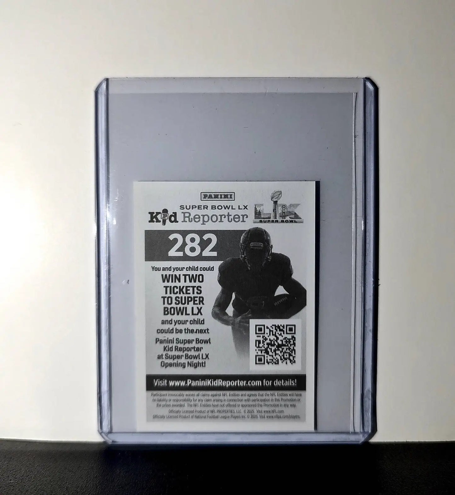 Ladd McConkey 2025 Panini NFL #282 Sticker Los Angeles Chargers