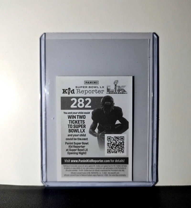 Ladd McConkey 2025 Panini NFL #282 Sticker Los Angeles Chargers