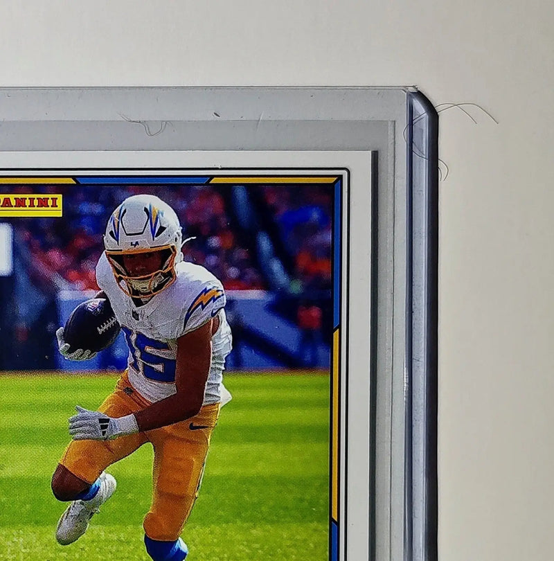 Ladd McConkey 2025 Panini NFL #64 Sticker Card Los Angeles Chargers