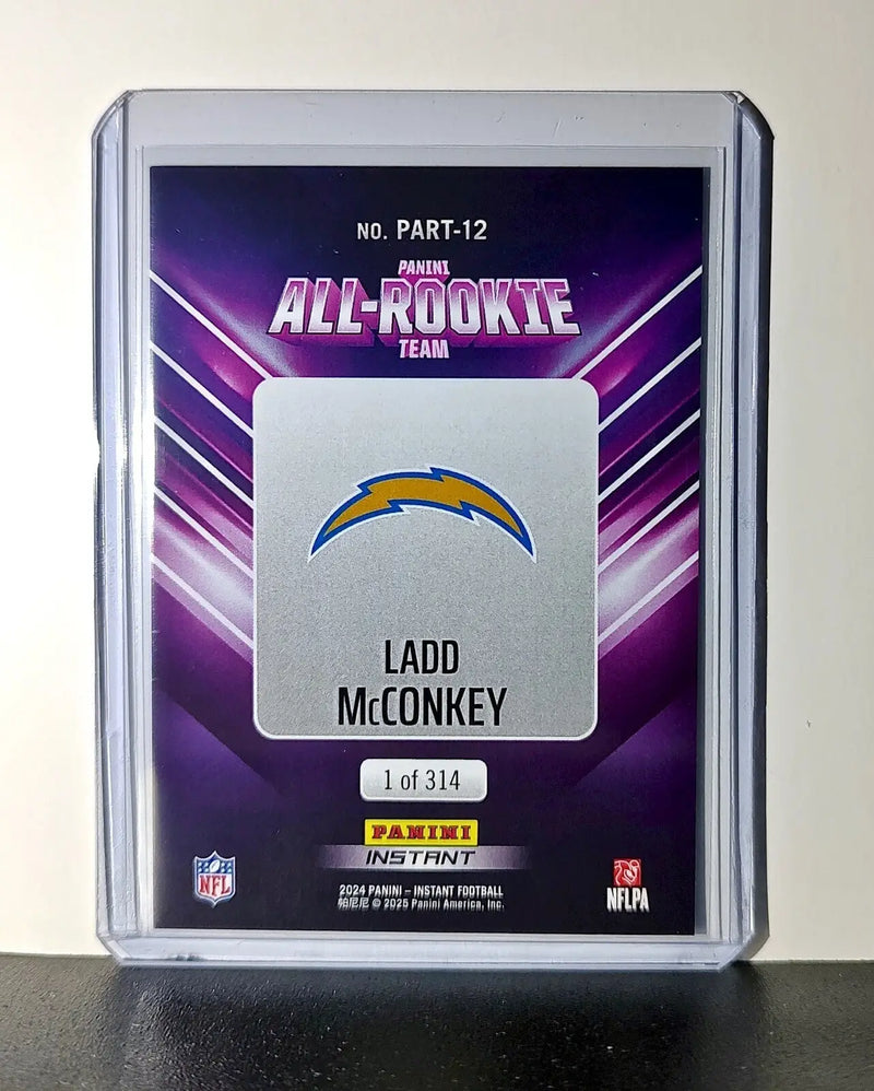 Ladd McConkey Rookie 2024 Panini NFL #12 All-Rookie LA Chargers 1 of 314