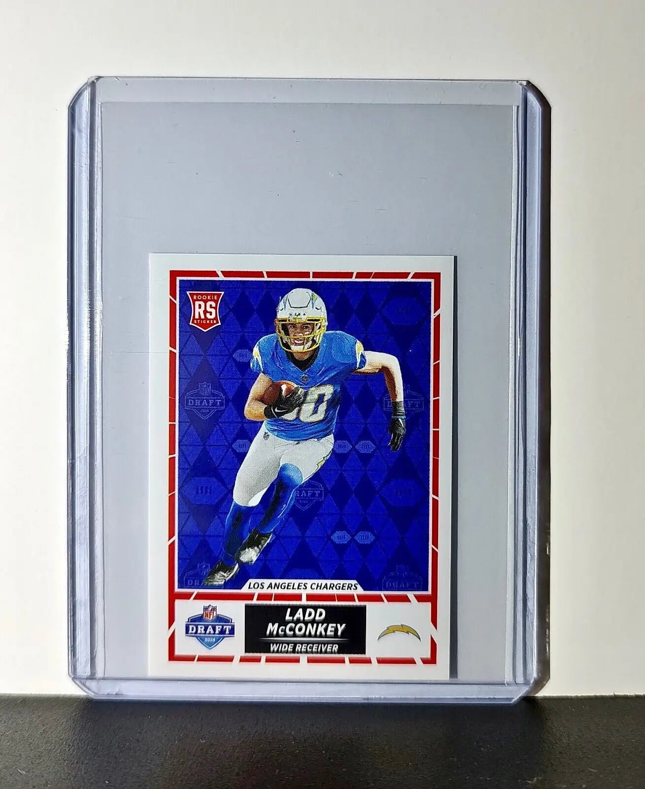 Ladd McConkey Rookie 2024 Panini NFL Sticker #560 NFL Draft Los Angeles Chargers - Football Card Single