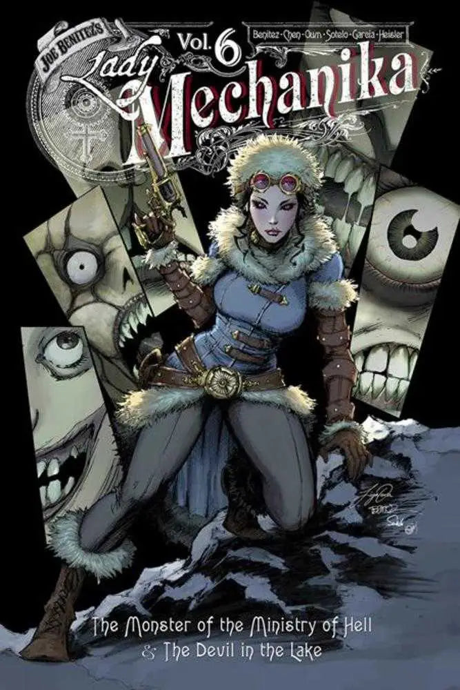 Lady Mechanika comic book cover displayed on the Lady Mechanika Hardcover Volume 06