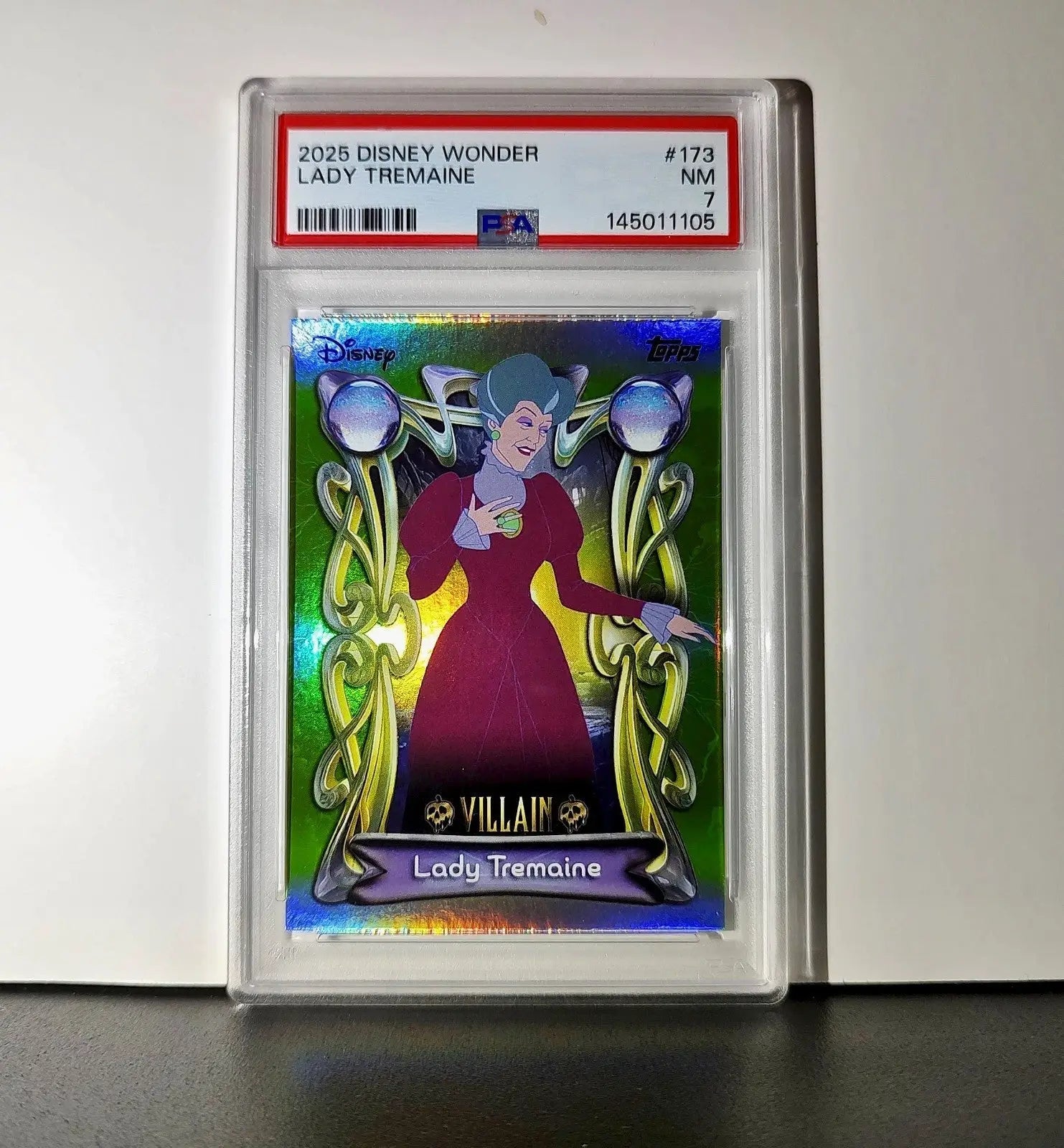 Lady Tremaine 2025 Topps Disney Wonder #173 Card Cinderella PSA 7 - Non-Sports Card Single
