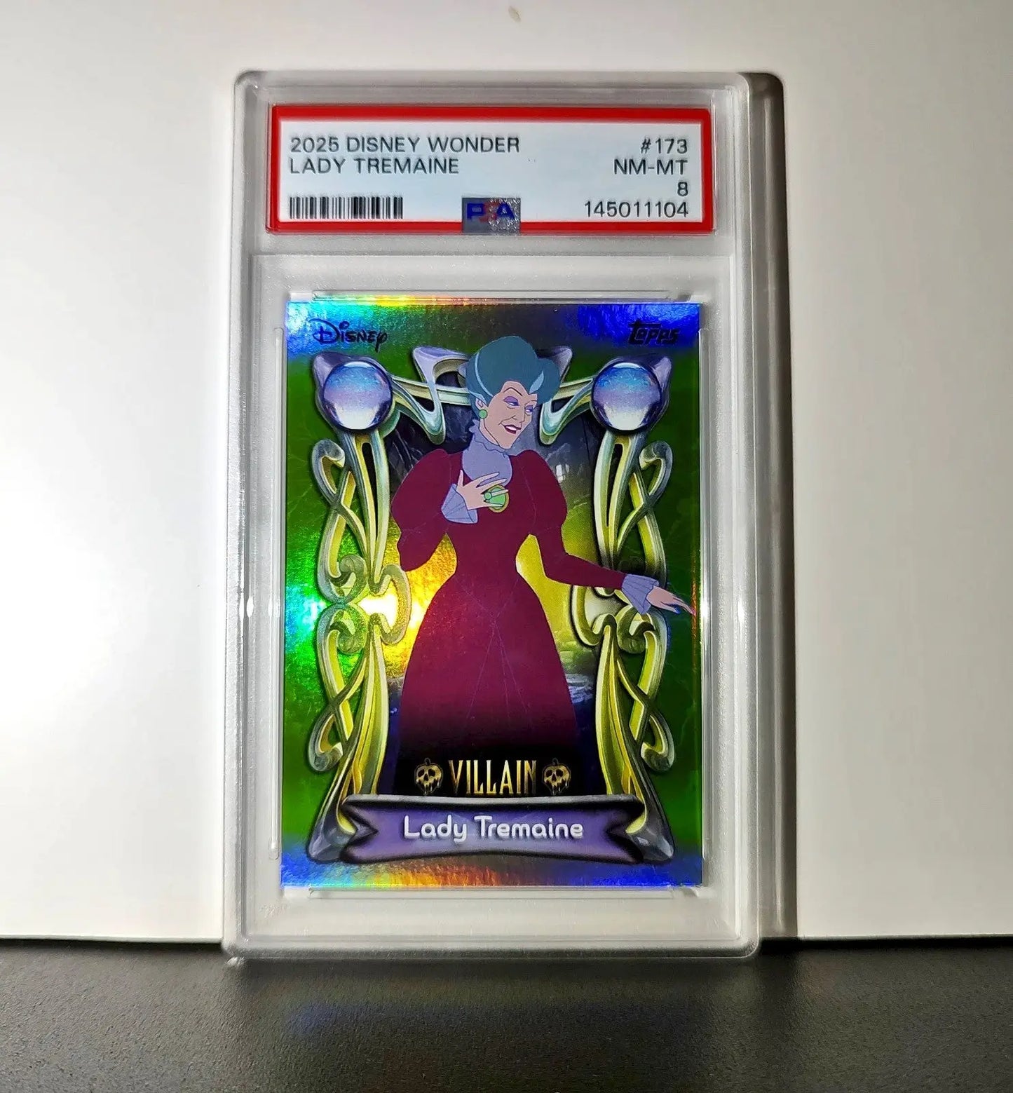 Lady Tremaine 2025 Topps Disney Wonder #173 Card Cinderella PSA 8 NM-MT - Non-Sports Card Single