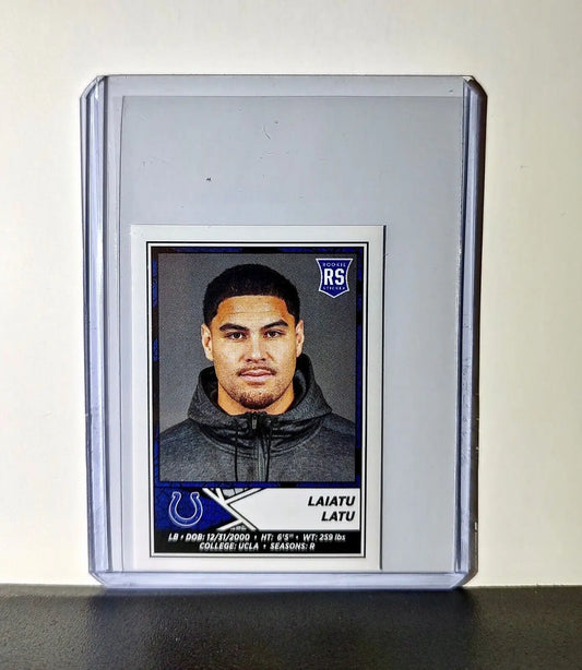 Laiatu Latu 2024 Panini NFL Sticker #192 Rookie Indianapolis Colts - Football Card Single