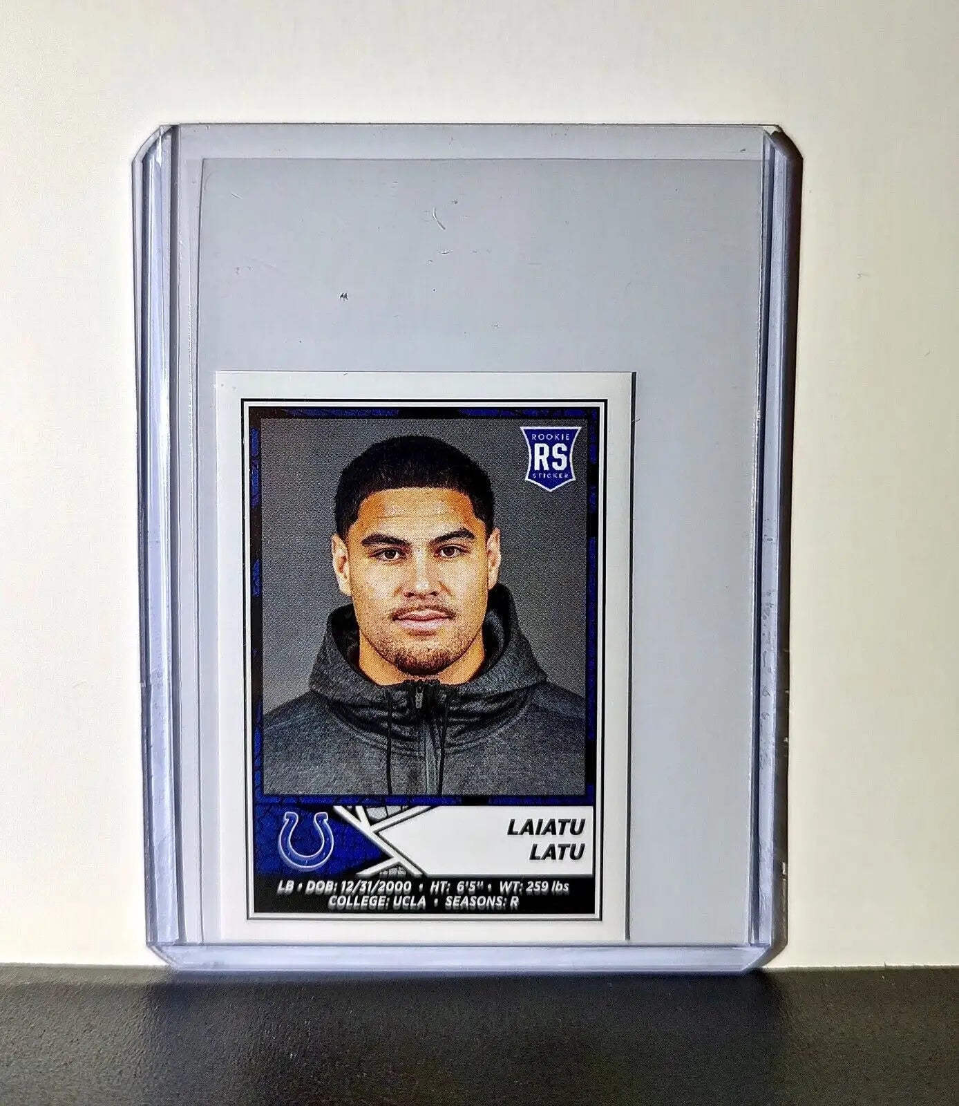Laiatu Latu 2024 Panini NFL Sticker #192 Rookie Indianapolis Colts