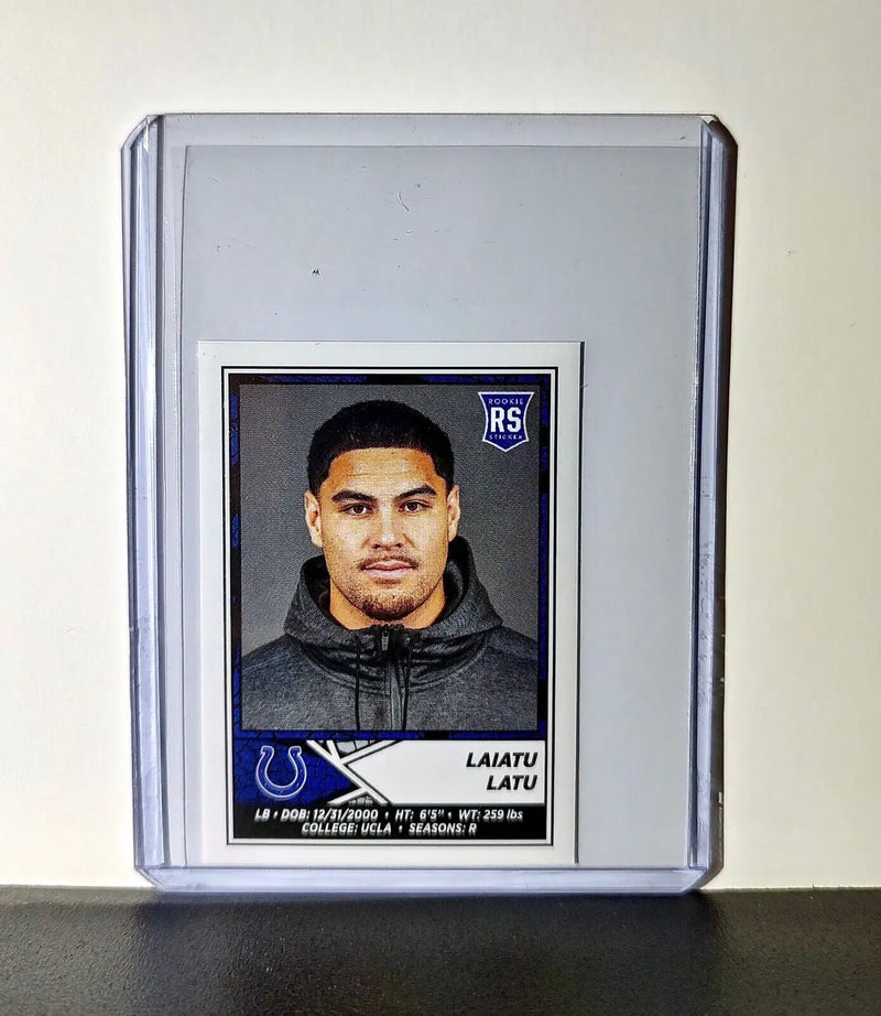 Laiatu Latu 2024 Panini NFL Sticker #192 Rookie Indianapolis Colts