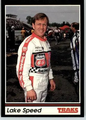 Lake Speed - 1991 Traks - #148 - Racing - Racing Card Single