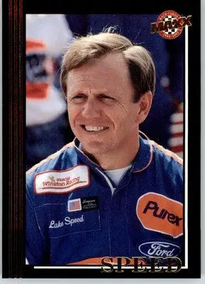 Lake Speed - 1992 Maxx Update Black - #U15 - Racing - Racing Card Single