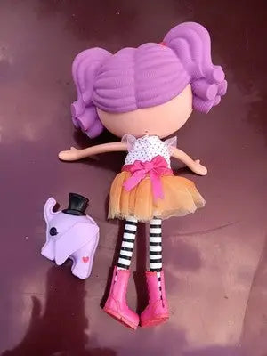Lalaloopsy Doll PEANUT BIG TOP Full Size 12’’ & Pet Elephant 2009 Pre-Owned - Collectibles